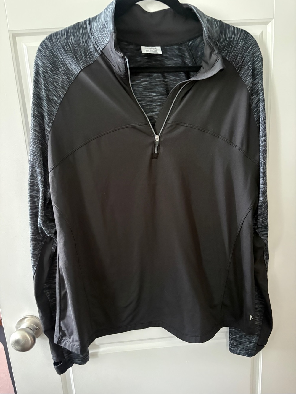 Women’s Black Quarter-Zip Performance Sweater